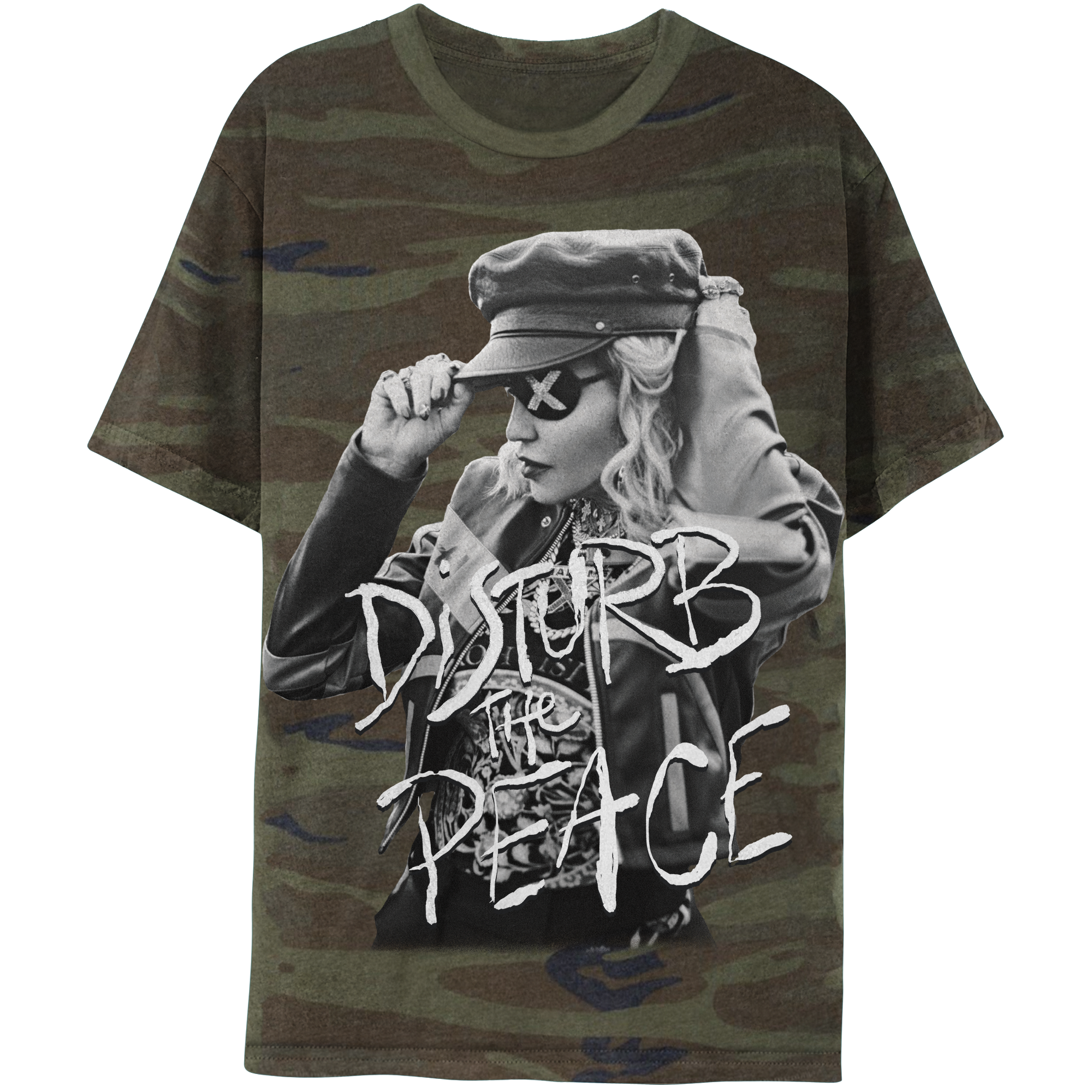 Disturb the Peace Madame X Camo Tee