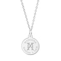 Madonna MX Logo Silver Necklace