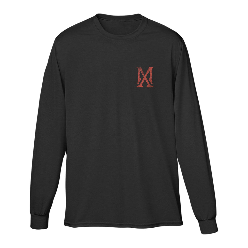 MX Logo passport stamp long sleeve tee