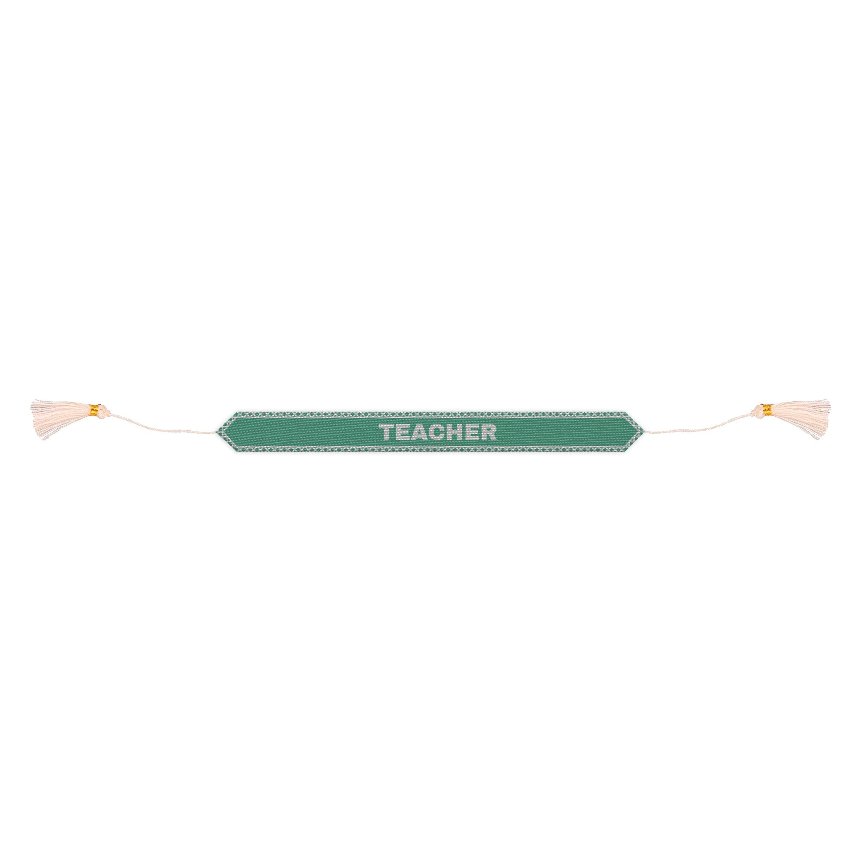 Teacher woven bracelet