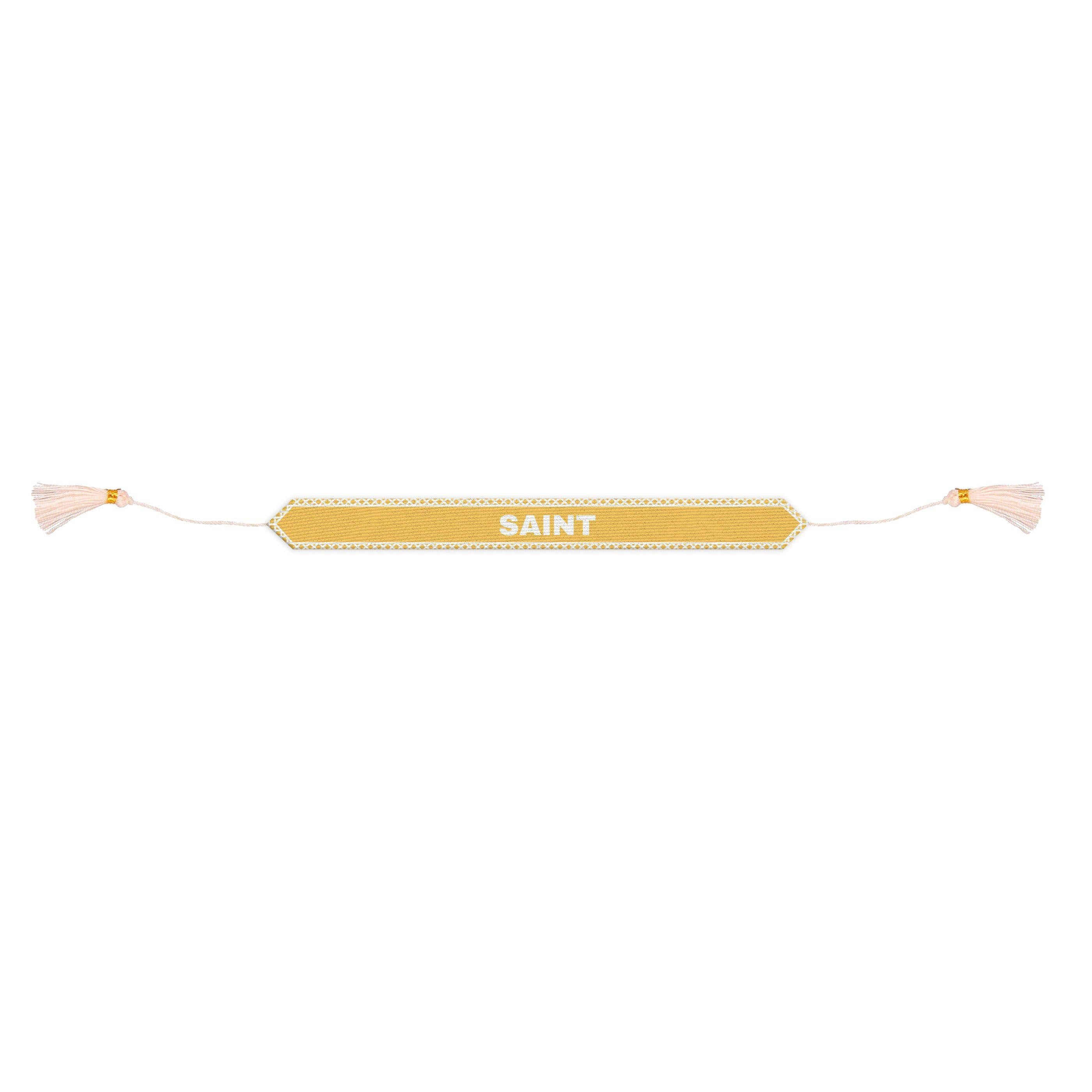 Saint woven bracelet