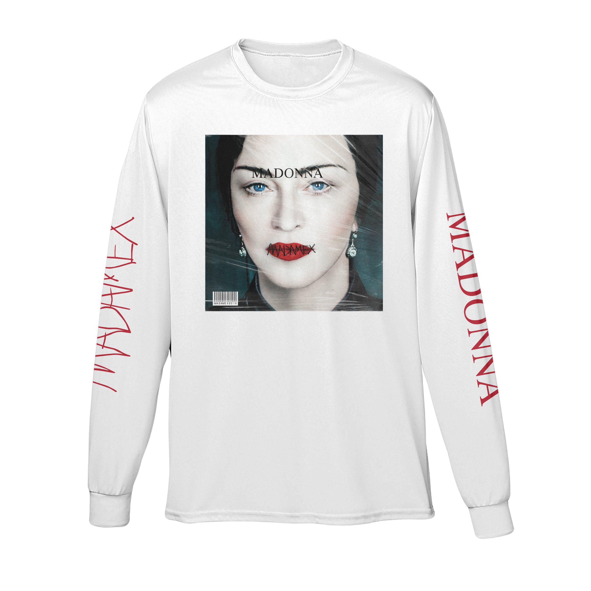 Madame X Long Sleeve White Tee